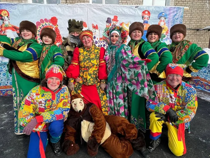 Участники театрализованного представления